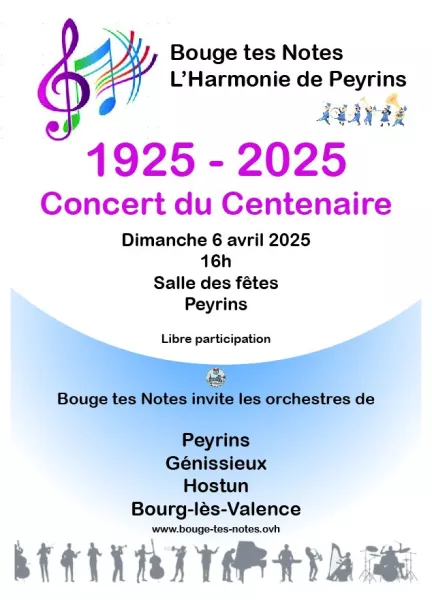 Centenaire de l'harmonie de Peyrins