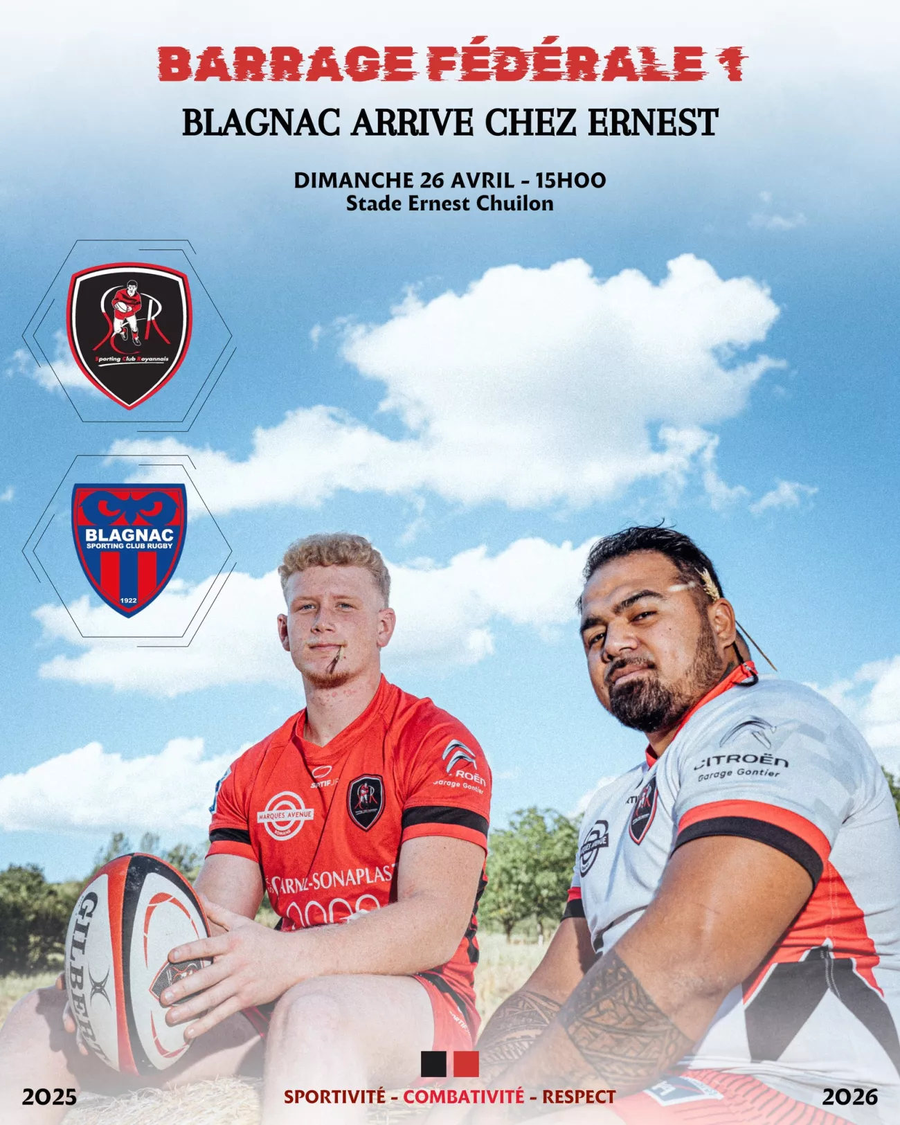 Rugby Saint-Jean-en-Royans reçoit Blagnac